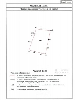 Вынос в натуру границ участков